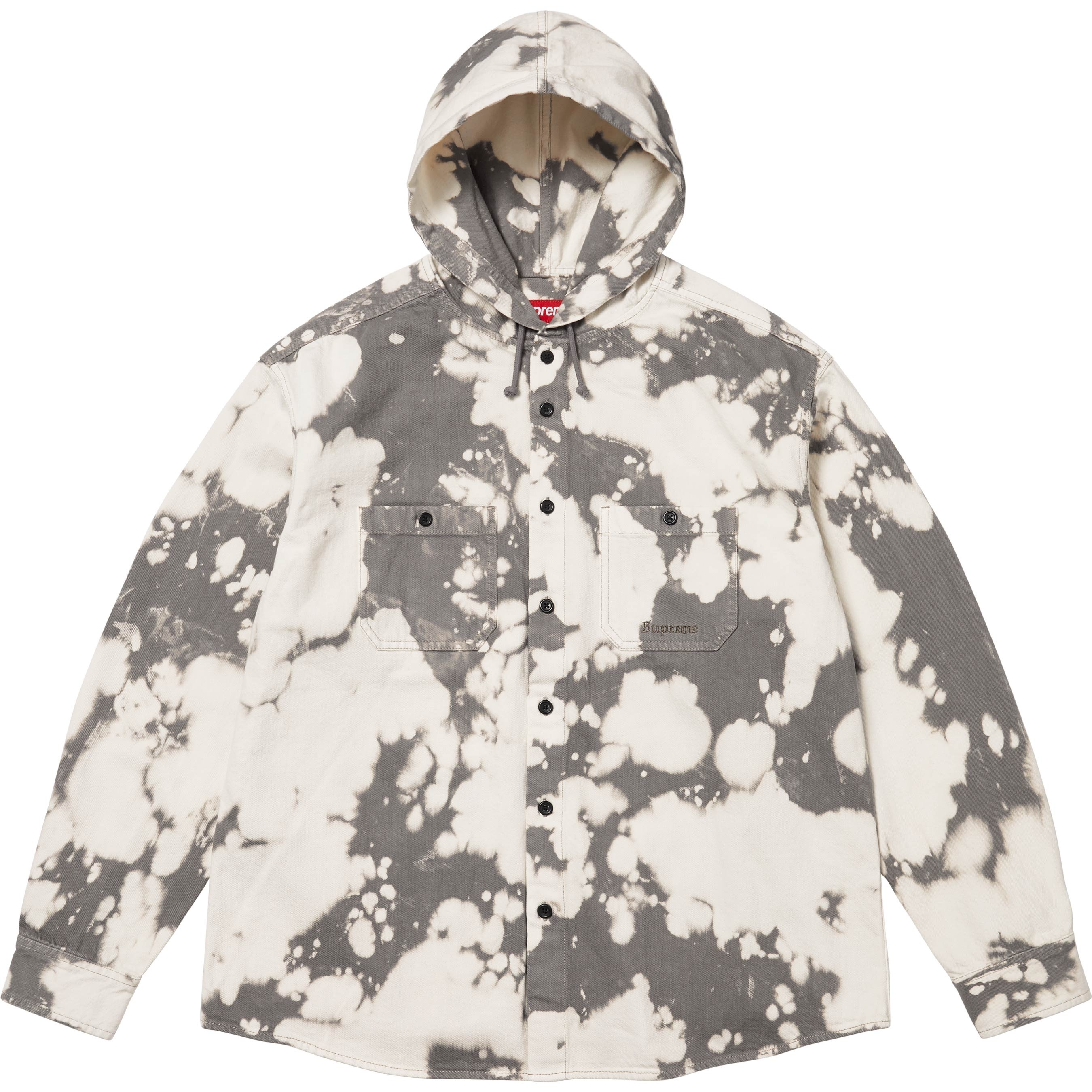 Hooded Denim Shirt view 10